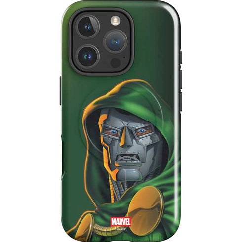 Marvel Dr. Doom Portrait iPhone 16 Pro Max Magsafe Impact Case